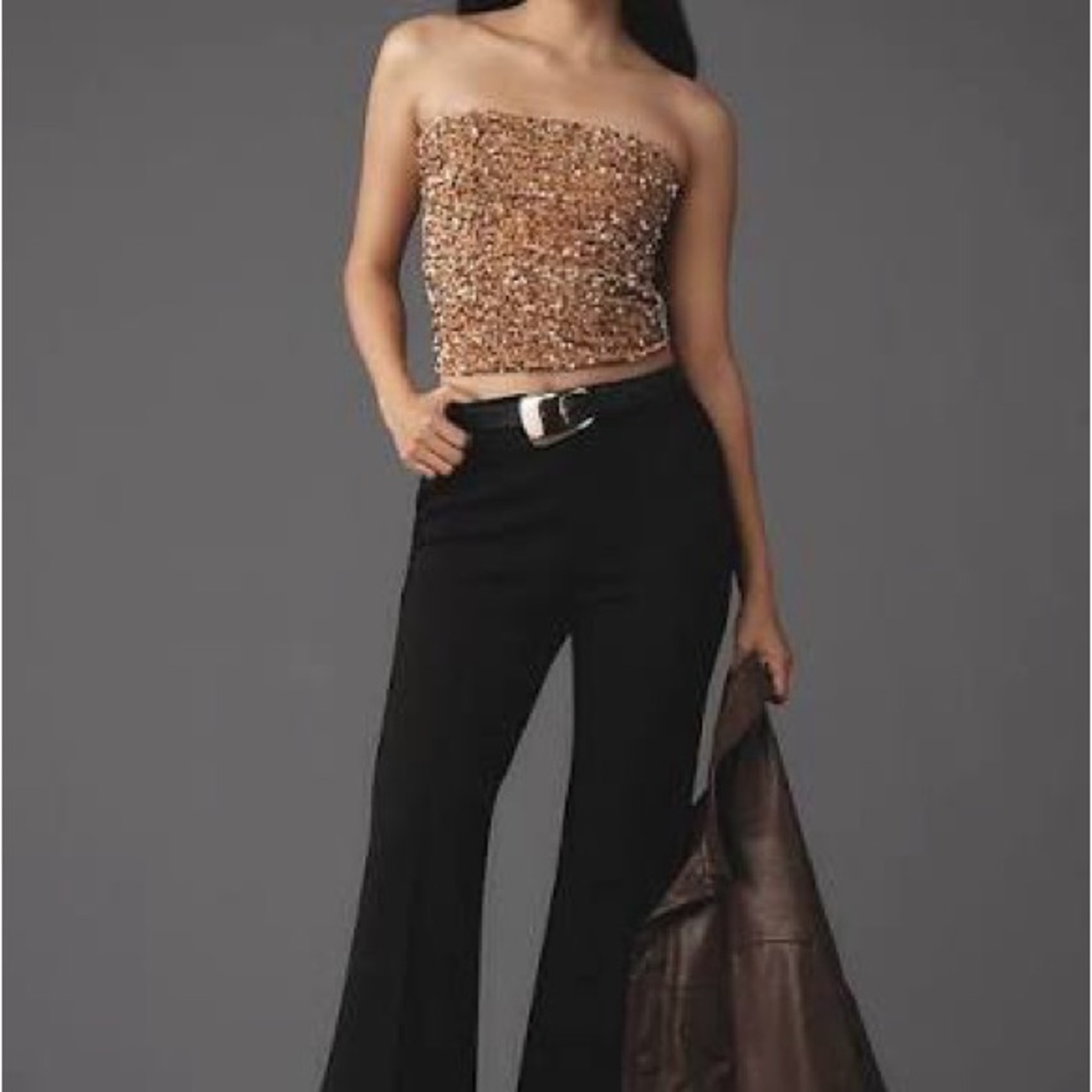 Anthropologie Sequin Tube Top - Picture 13 of 13